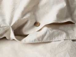 Outlet Coyuchi Heritage Organic Percale Jacquard Duvet Set