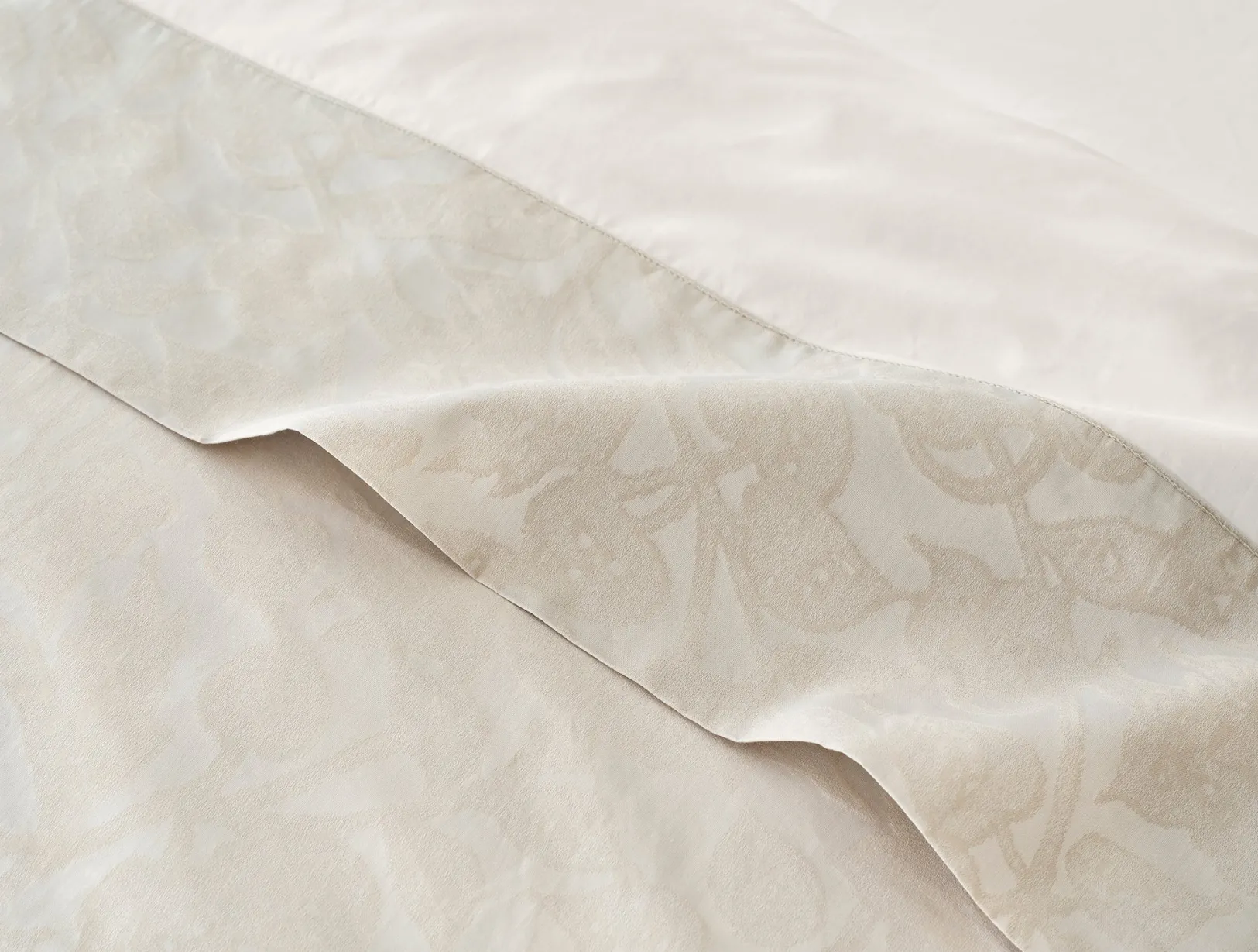 Online Coyuchi Heritage Organic Percale Jacquard Border Flat Sheet