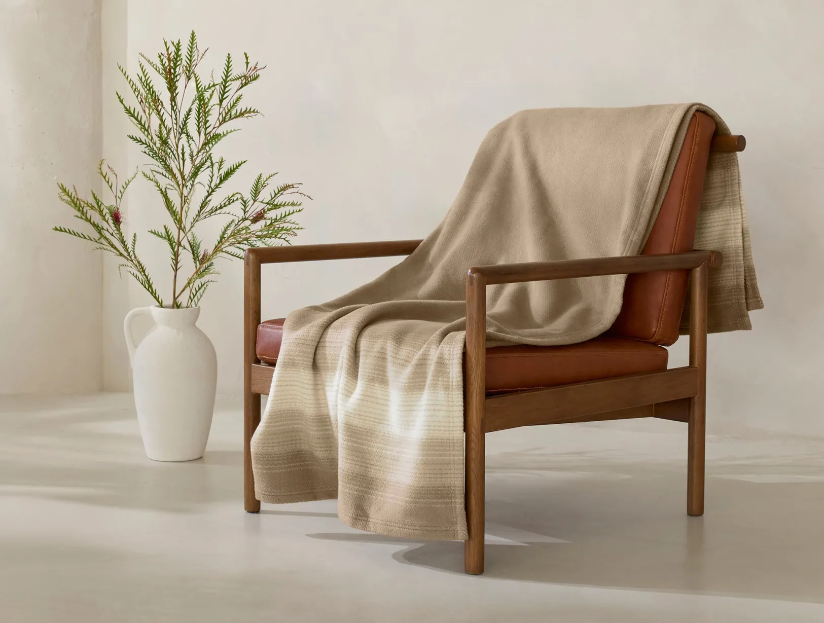 Outlet Coyuchi Horizon Supersoft Organic Throw