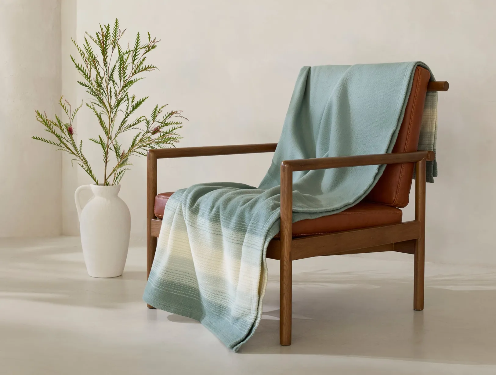Outlet Coyuchi Horizon Supersoft Organic Throw