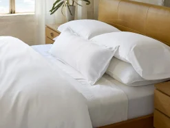 Online Coyuchi Landscape Embroidered Organic Pillowcases