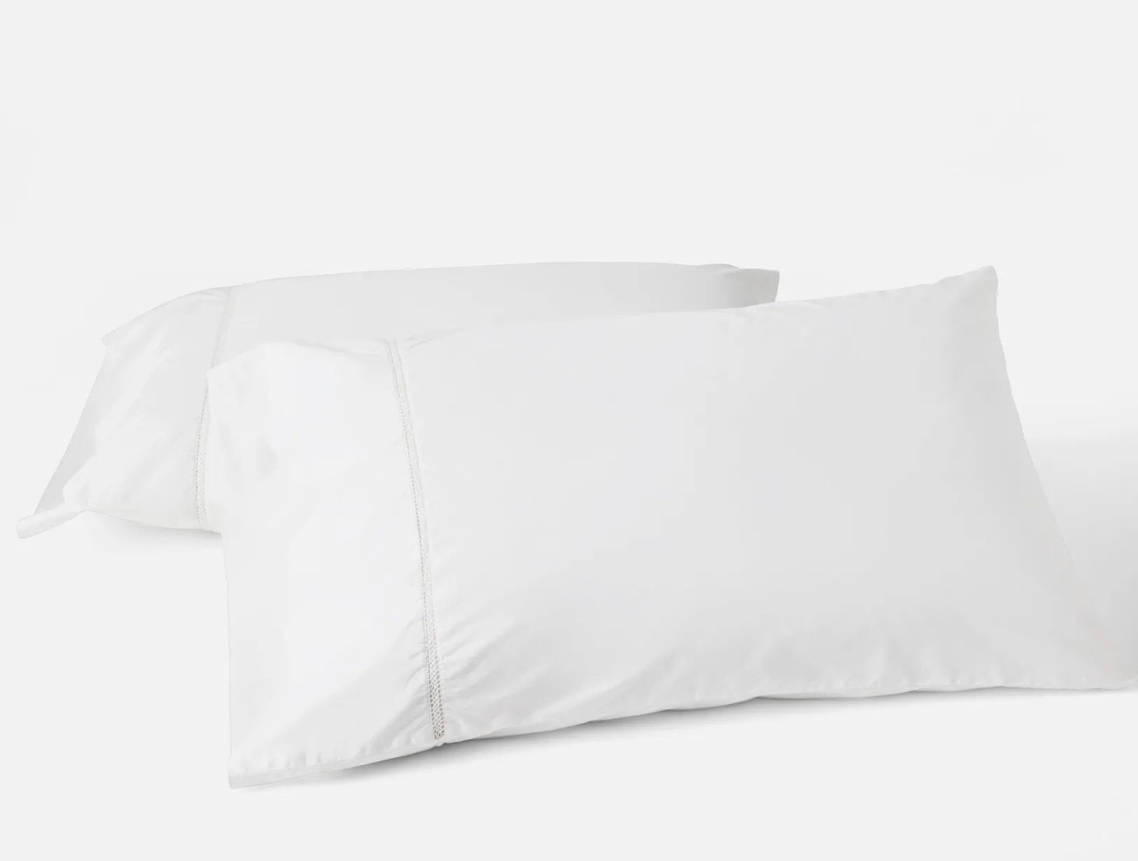 Online Coyuchi Lattice Organic Percale Pillowcases