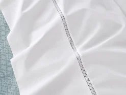 Online Coyuchi Lattice Organic Percale Sheet Set