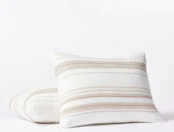 New Coyuchi Lobos Organic Sham Soft White w/Hazel