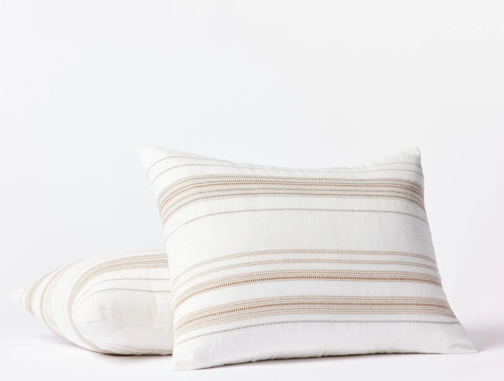 New Coyuchi Lobos Organic Sham Soft White w/Hazel