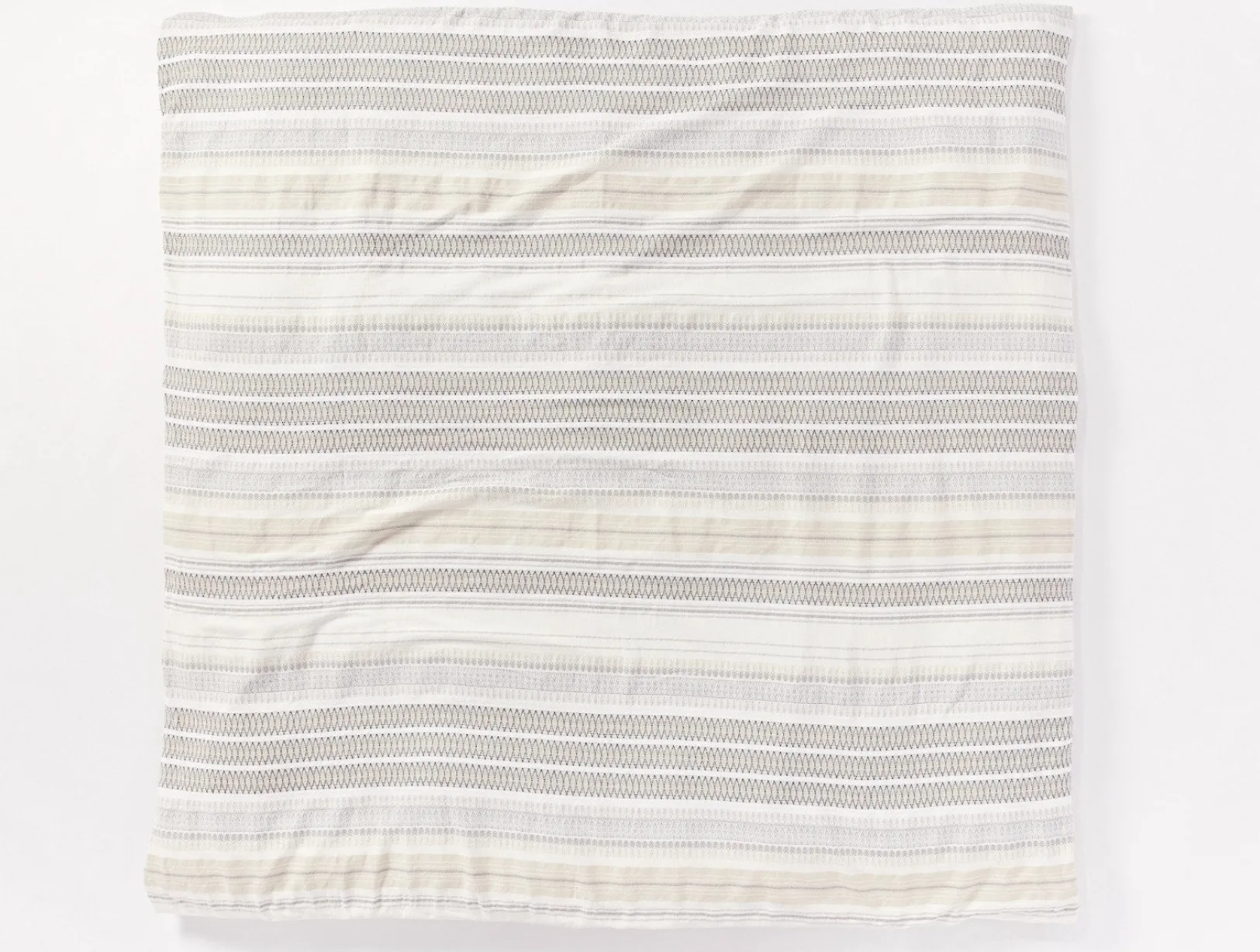 Sale Coyuchi Lost Coast Organic Duvet Cover Soft White w/Deep Graphite