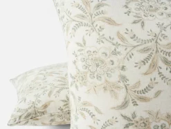 Clearance Coyuchi Marguerite Organic Print Decorative Pillow Cover