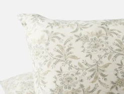 Clearance Coyuchi Marguerite Organic Print Decorative Pillow Cover