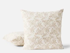 Clearance Coyuchi Marguerite Organic Print Decorative Pillow Cover