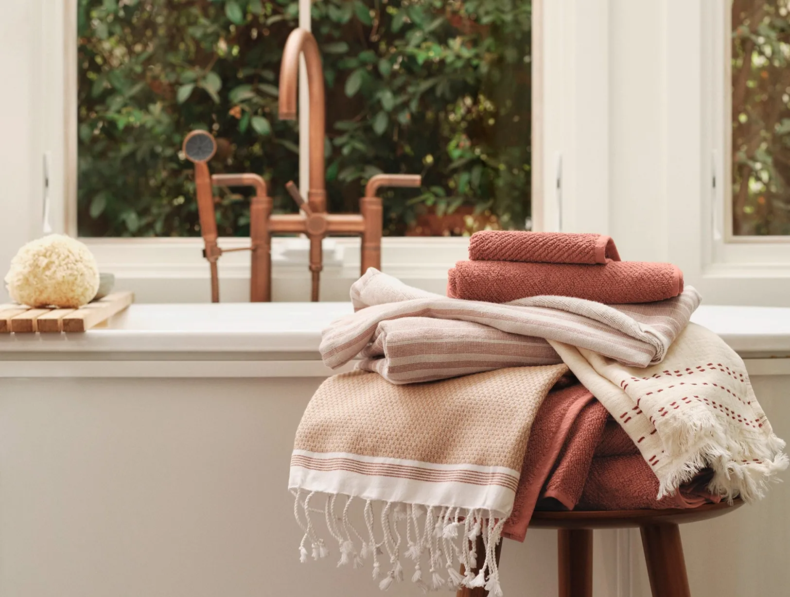 Online Coyuchi Mediterranean Organic Towels