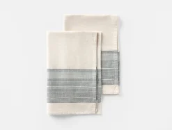 Clearance Coyuchi Miraloma Organic Kitchen Towel, Set of 2 Gulf