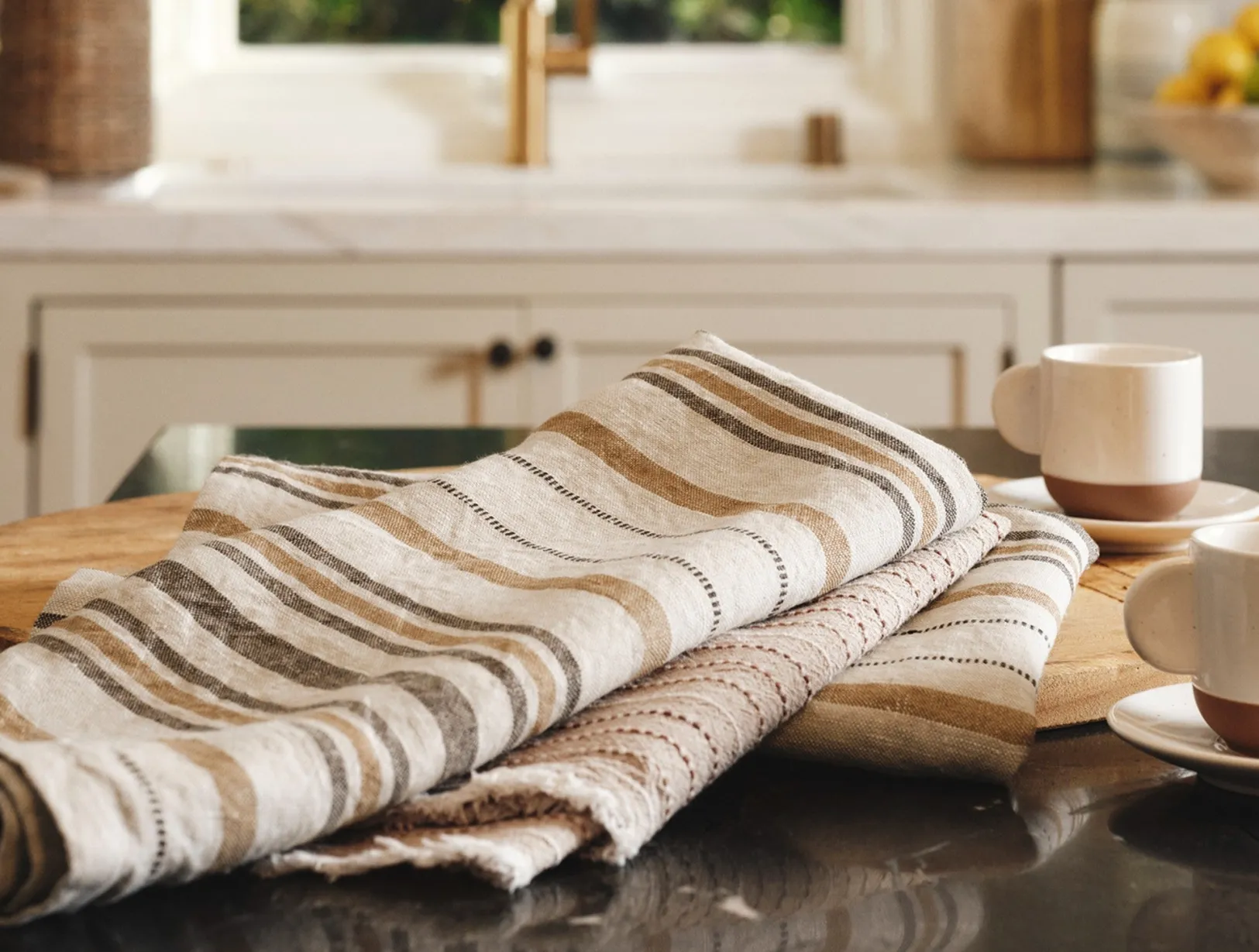 Fashion Coyuchi Mojave Organic Kitchen Towels, Set of 2