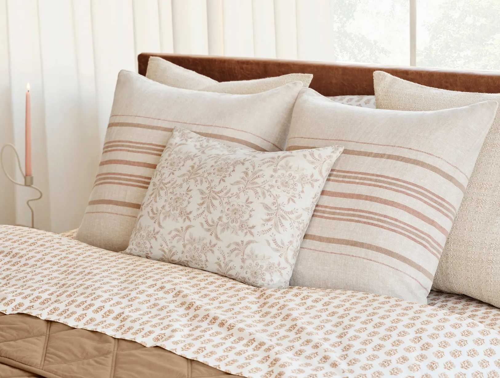 Online Coyuchi Mojave Organic Linen Decorative Pillow Cover