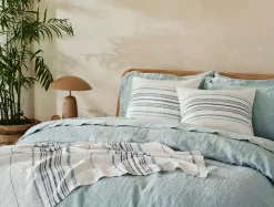 Online Coyuchi Mojave Organic Linen Decorative Pillow Cover