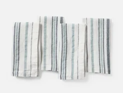 Discount Coyuchi Mojave Organic Linen Napkins, Set of 4