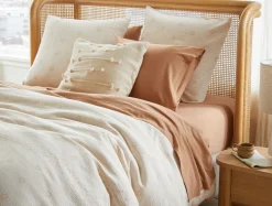 Outlet Coyuchi Noe Organic Sham Undyed w/Ginger