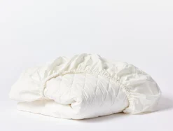 Sale Coyuchi Organic Cotton Mattress Pad White