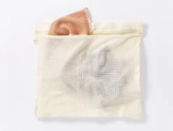 Discount Coyuchi Organic Cotton Mesh Laundry Bag Undyed