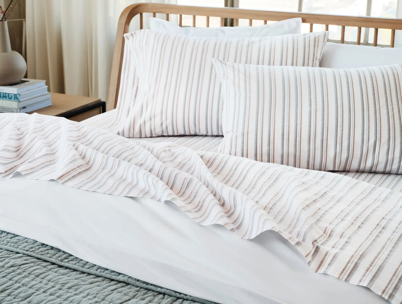 Clearance Coyuchi Organic Crinkled Percale™ Sheet Set