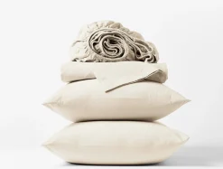 Clearance Coyuchi Organic Crinkled Percale™ Sheet Set