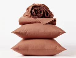 Clearance Coyuchi Organic Crinkled Percale™ Sheet Set