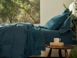 Discount Coyuchi Organic Crinkled Percale™ Fitted Sheet