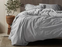 Clearance Coyuchi Organic Crinkled Percale™ Duvet Cover
