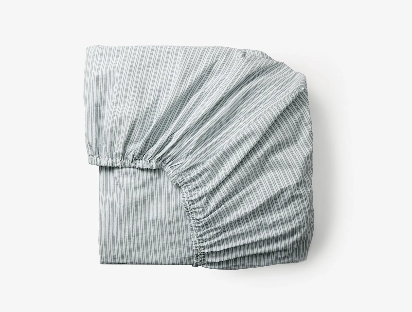 Fashion Coyuchi Organic Crinkled Percale™ Fitted Sheet