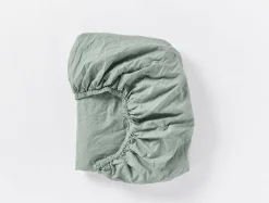 Fashion Coyuchi Organic Crinkled Percale™ Fitted Sheet