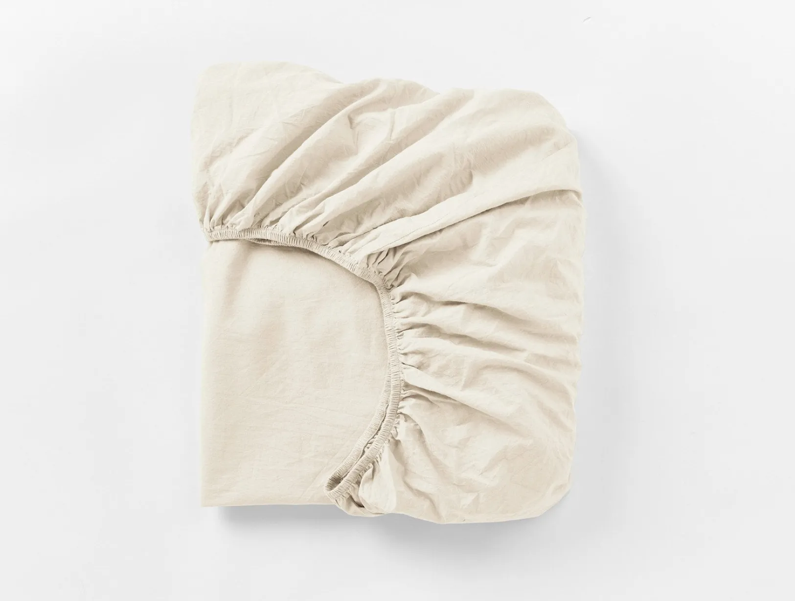 Fashion Coyuchi Organic Crinkled Percale™ Fitted Sheet