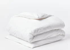 New Coyuchi Organic Crinkled Percale™ Duvet Set