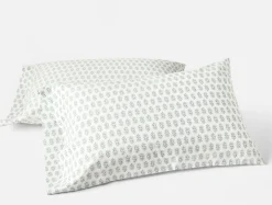 New Coyuchi Organic Print Percale Pillowcases