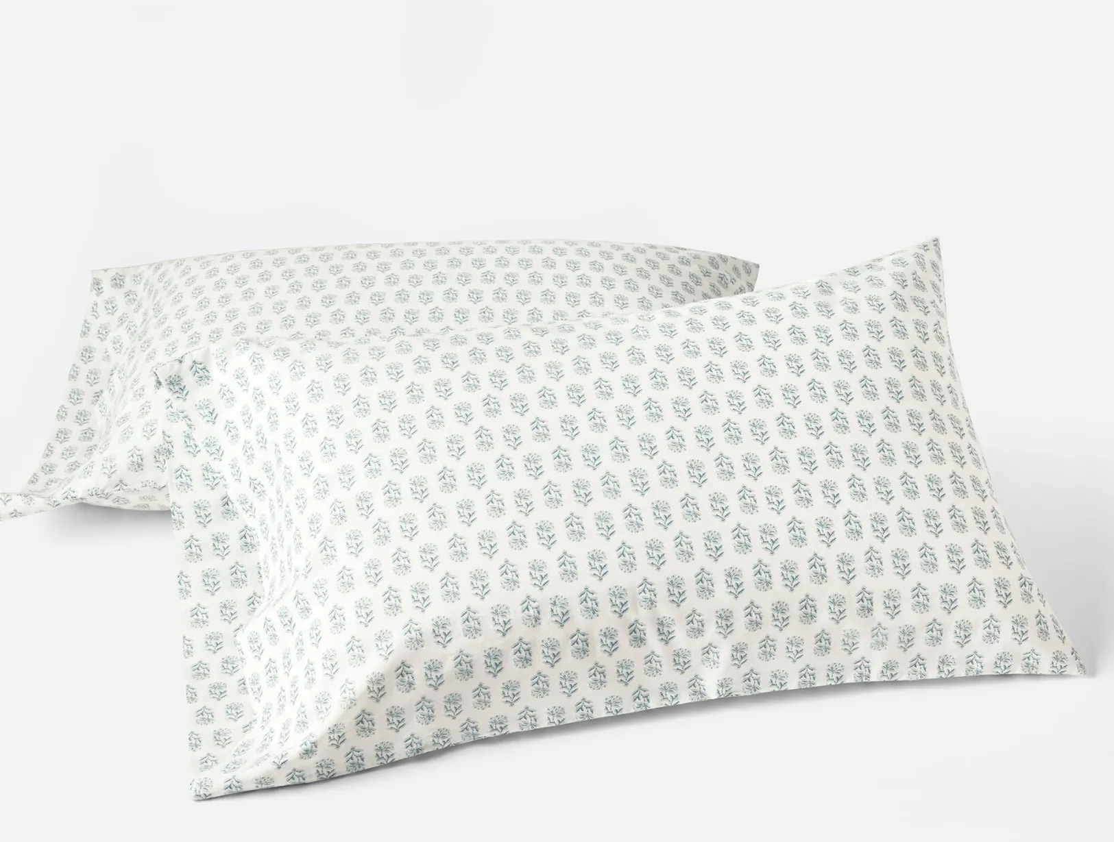 New Coyuchi Organic Print Percale Pillowcases