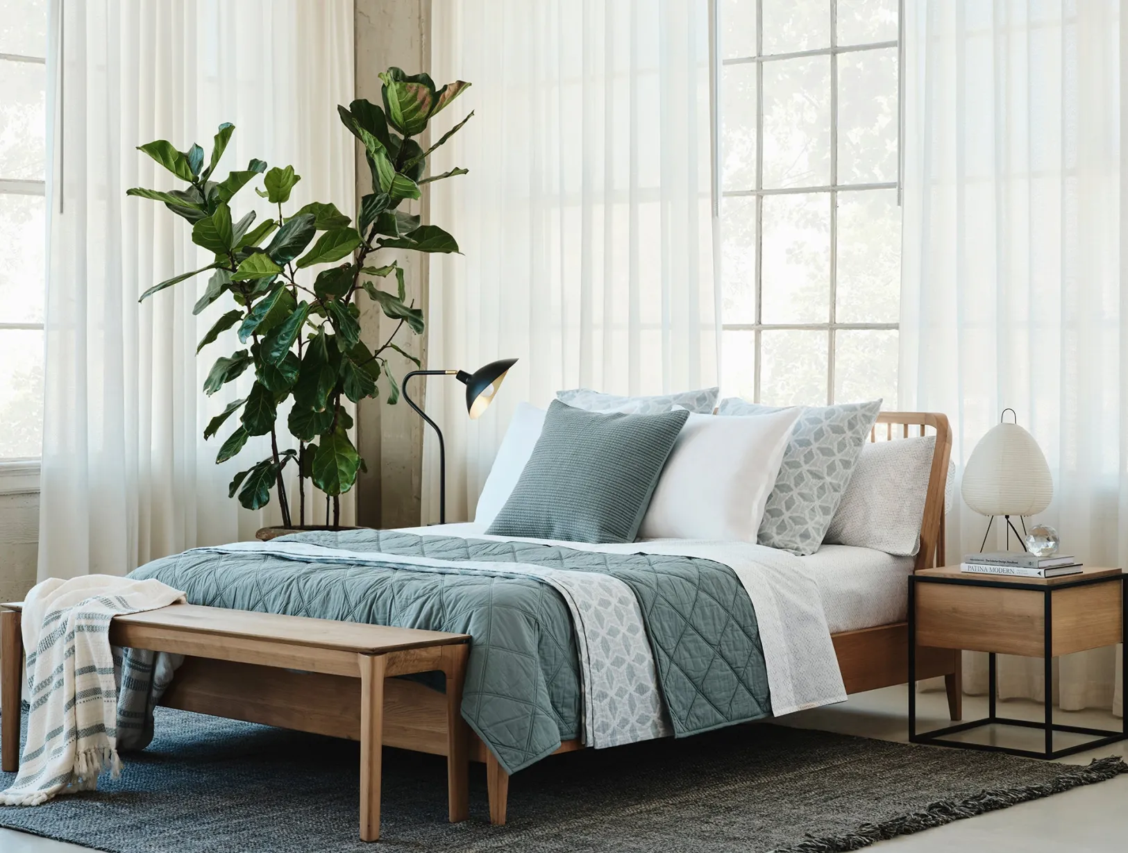 New Coyuchi Organic Print Percale Pillowcases