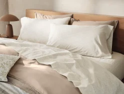 New Coyuchi Organic Print Percale Pillowcases