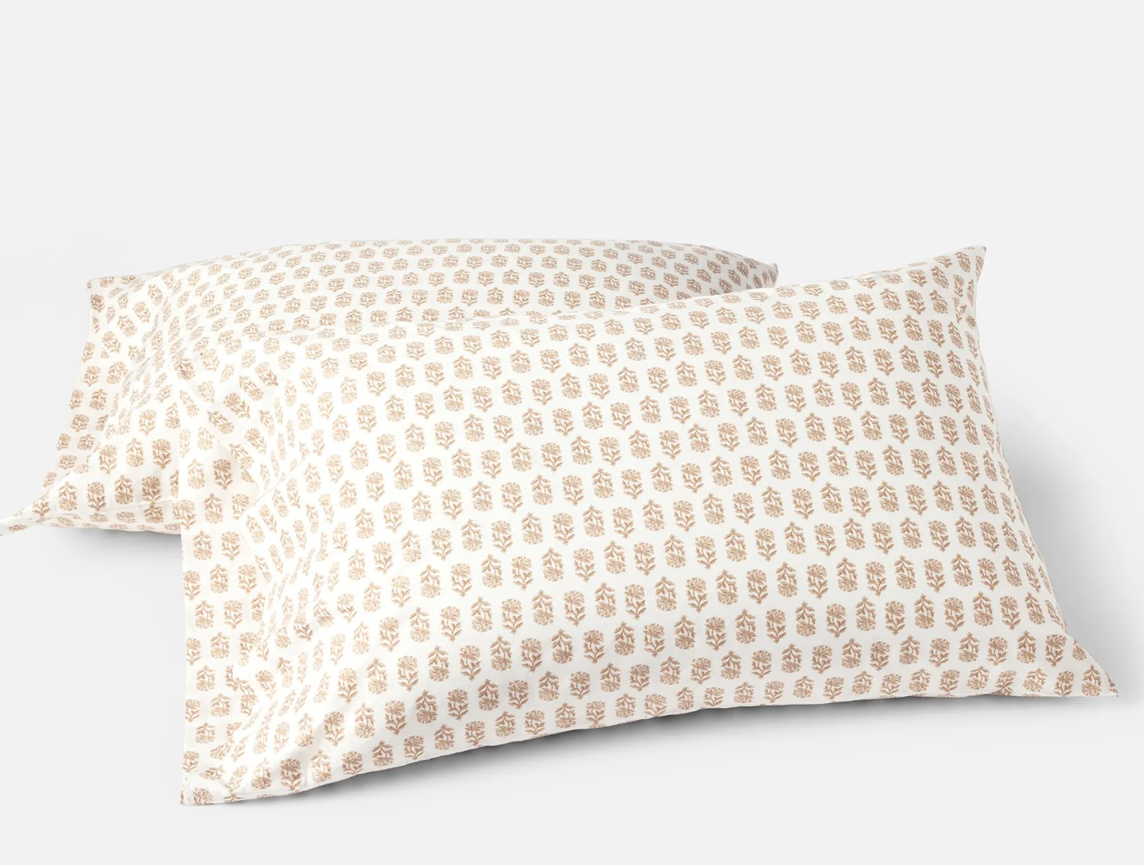 New Coyuchi Organic Print Percale Pillowcases