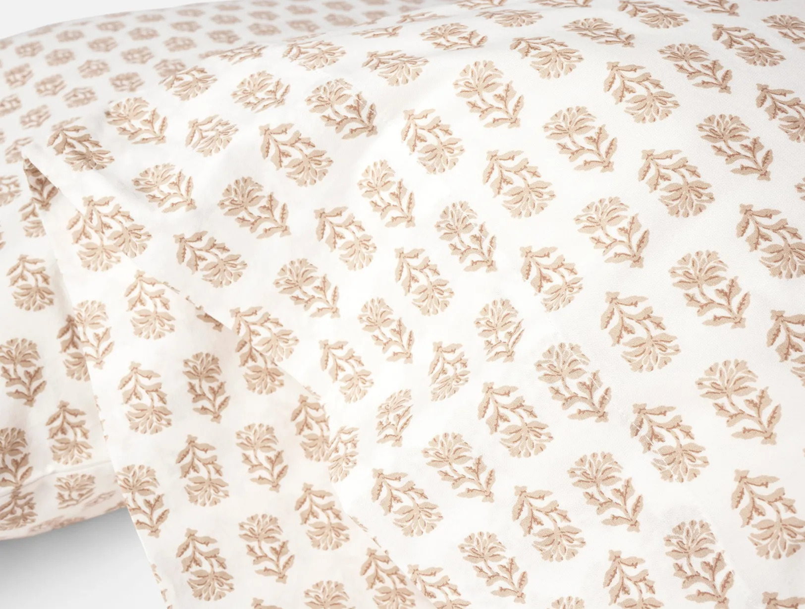 New Coyuchi Organic Print Percale Pillowcases