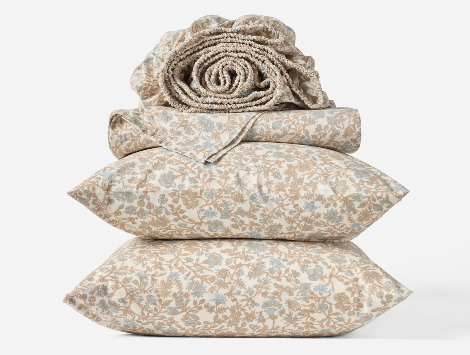 New Coyuchi Organic Print Percale Sheet Set