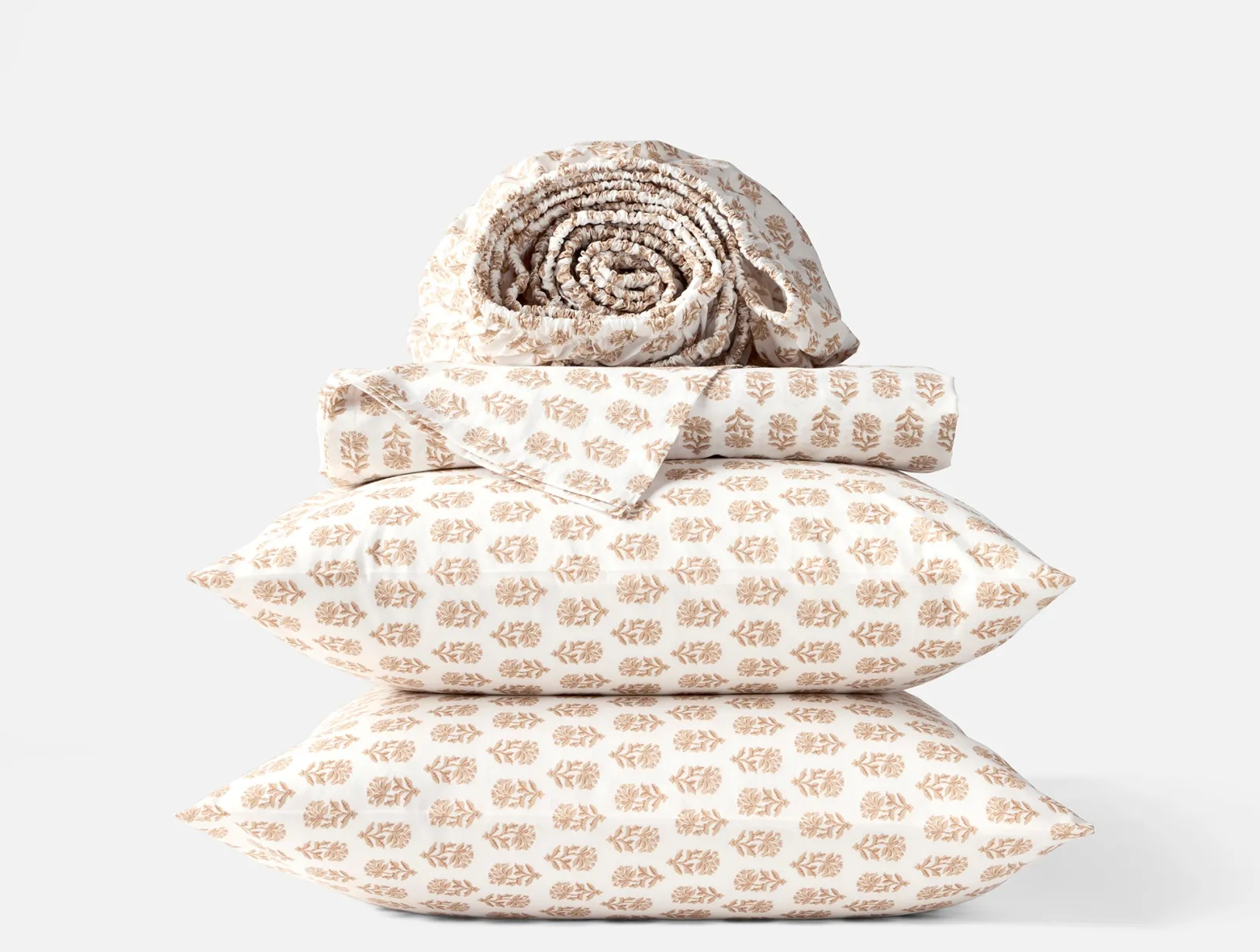New Coyuchi Organic Print Percale Sheet Set