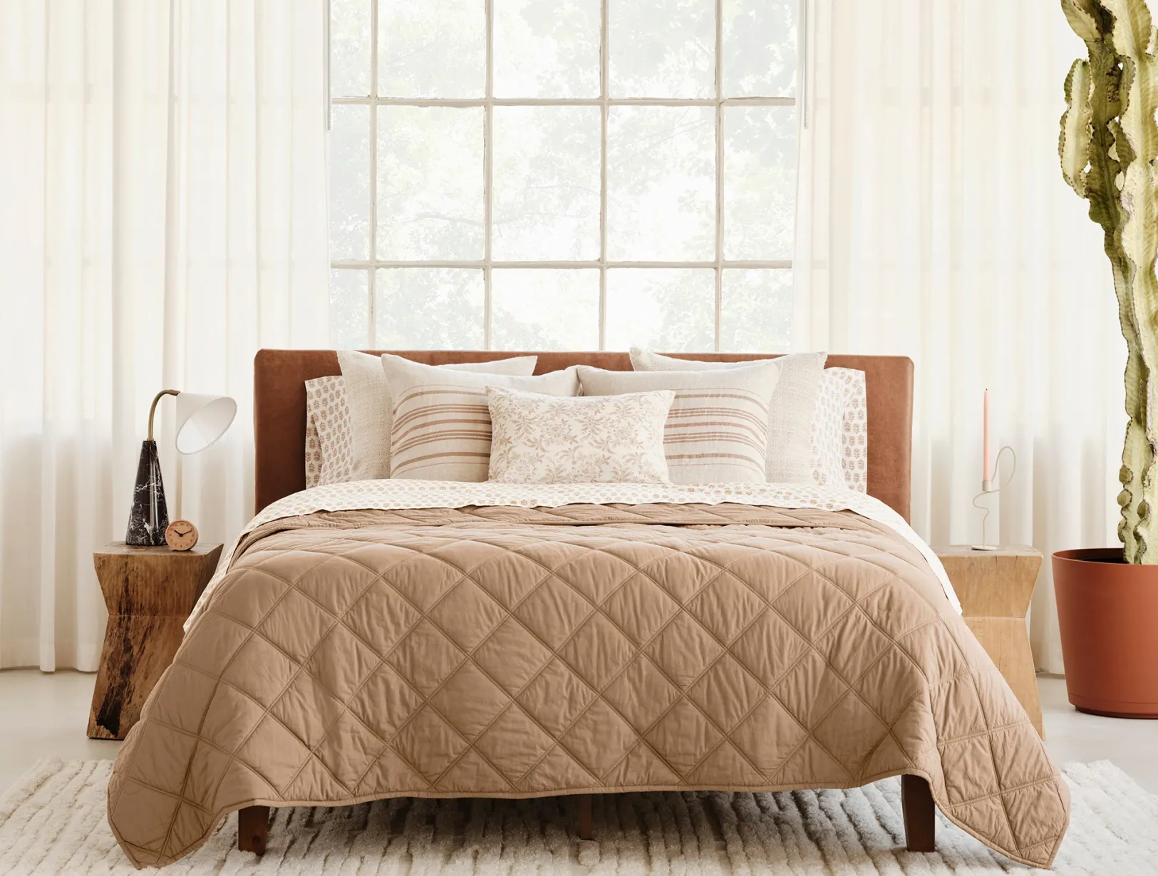 New Coyuchi Organic Print Percale Sheet Set