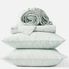 Hot Coyuchi Organic Print Percale Sheet Set Dew Robles