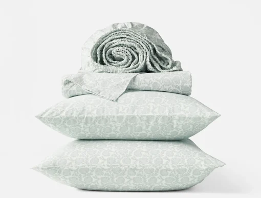 Hot Coyuchi Organic Print Percale Sheet Set Dew Robles