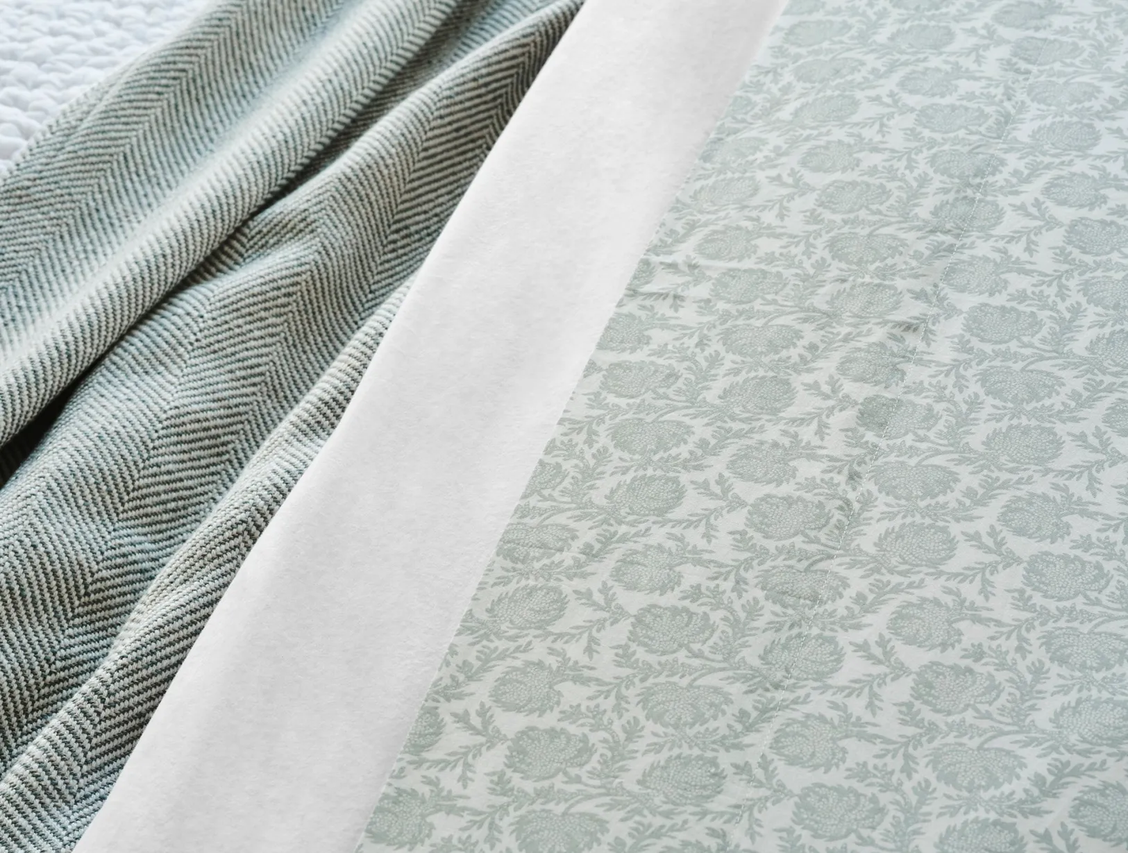 Hot Coyuchi Organic Print Percale Sheet Set Dew Robles
