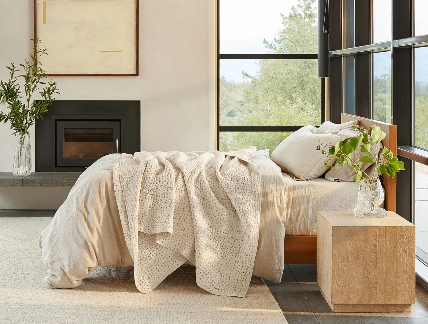 Clearance Coyuchi Organic Relaxed Linen Duvet Set