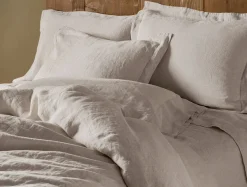 Clearance Coyuchi Organic Relaxed Linen Duvet Set