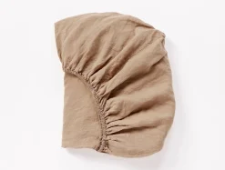 Outlet Coyuchi Organic Relaxed Linen Fitted Sheet