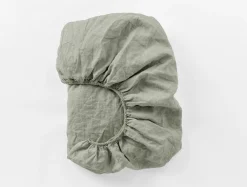 Outlet Coyuchi Organic Relaxed Linen Fitted Sheet