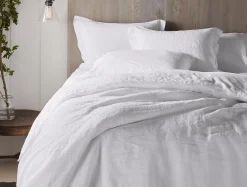 Hot Coyuchi Organic Relaxed Linen Sheet Set