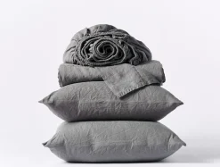 Hot Coyuchi Organic Relaxed Linen Sheet Set