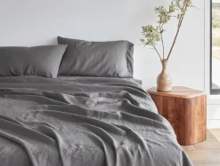 Hot Coyuchi Organic Relaxed Linen Sheet Set